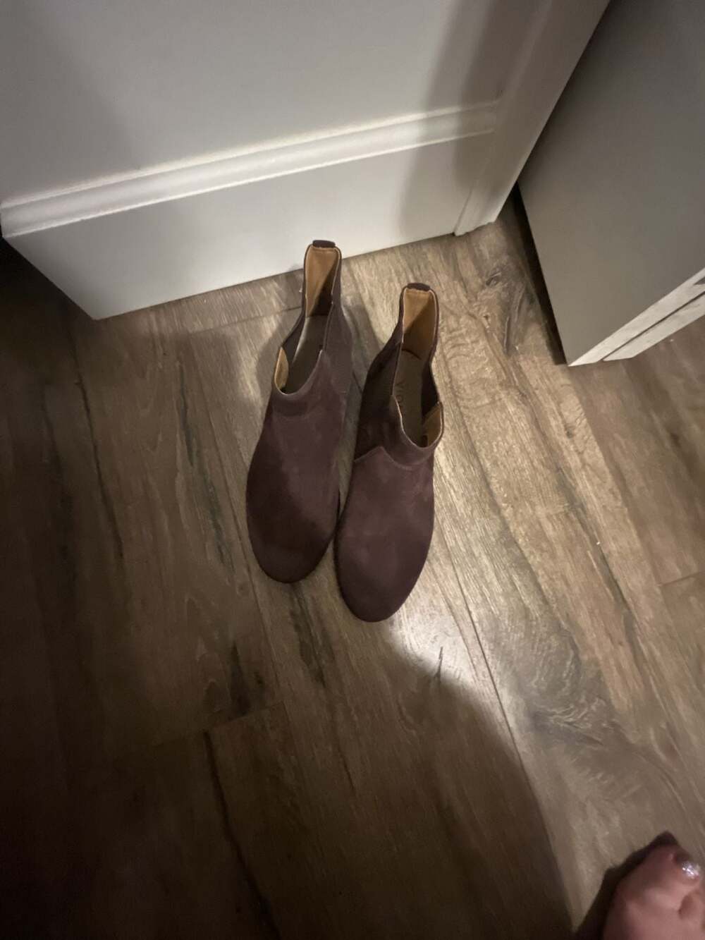Vionic Suede Chelsea Ankle Boots